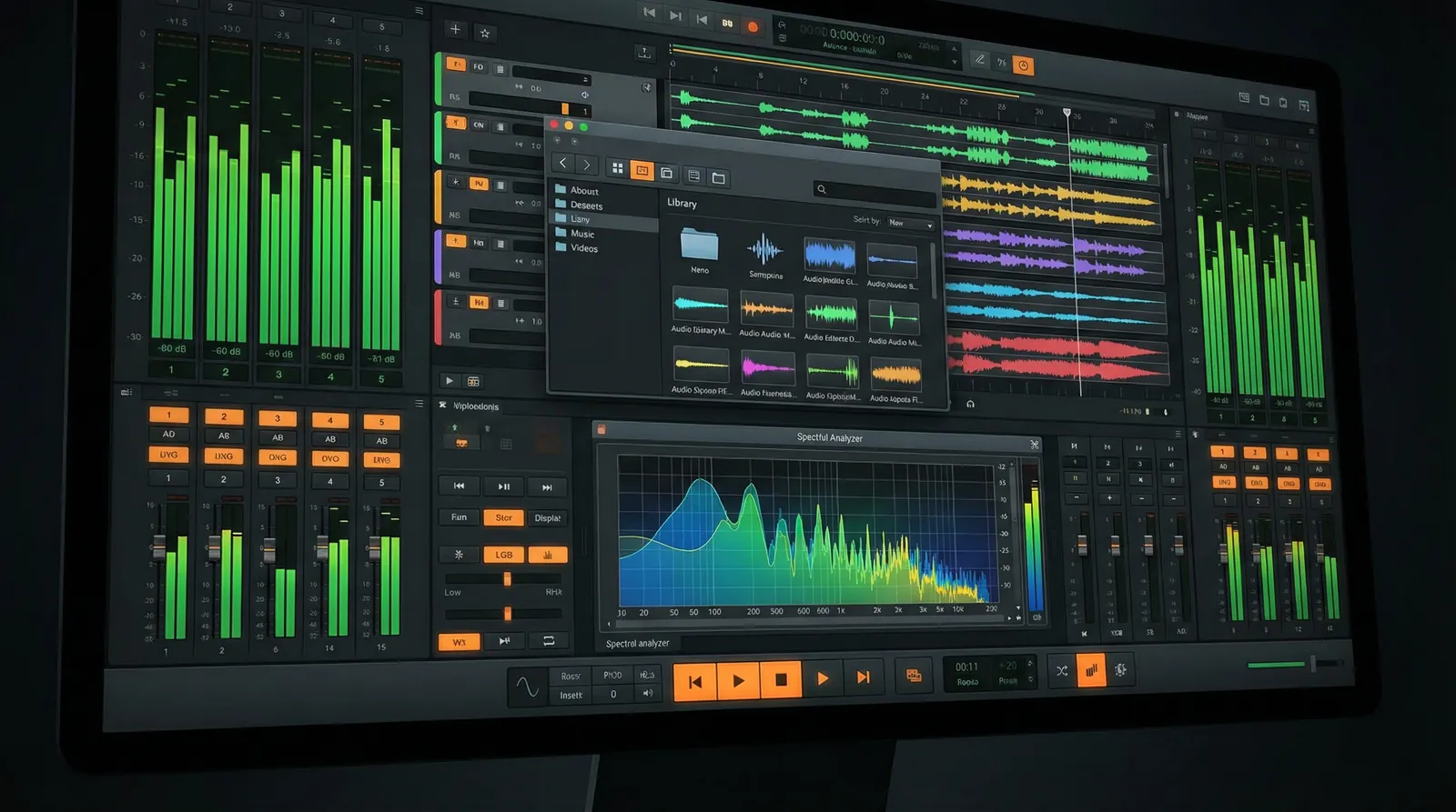 韩国伦理 音效素材库界面展示